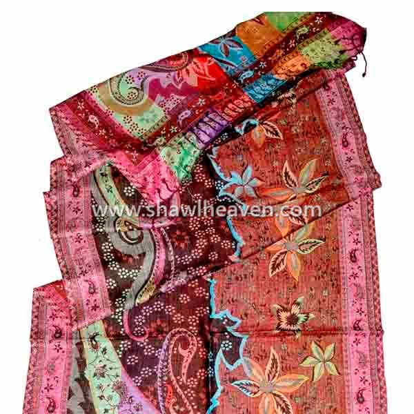 viscose shawls, scarves and stoles
